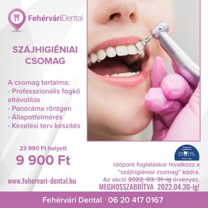 Szájhigiéniai Csomag 55% kedvezménnyel! Szájhigiéniai Csomag 55% kedvezménnyel!