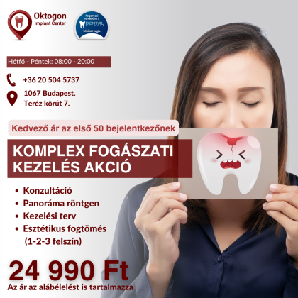 Komplex fogászati kezelés csomag