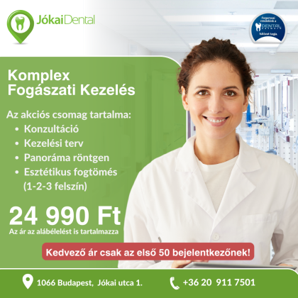 Komplex fogászati kezelés csomag