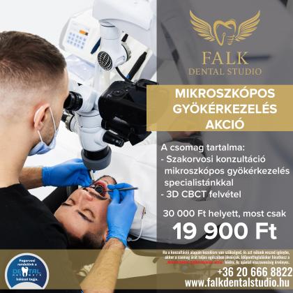 Mikroszkópos gyökérkezelés akció