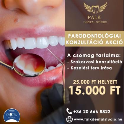 Parodontológiai konzultáció akció Parodontológiai konzultáció akció